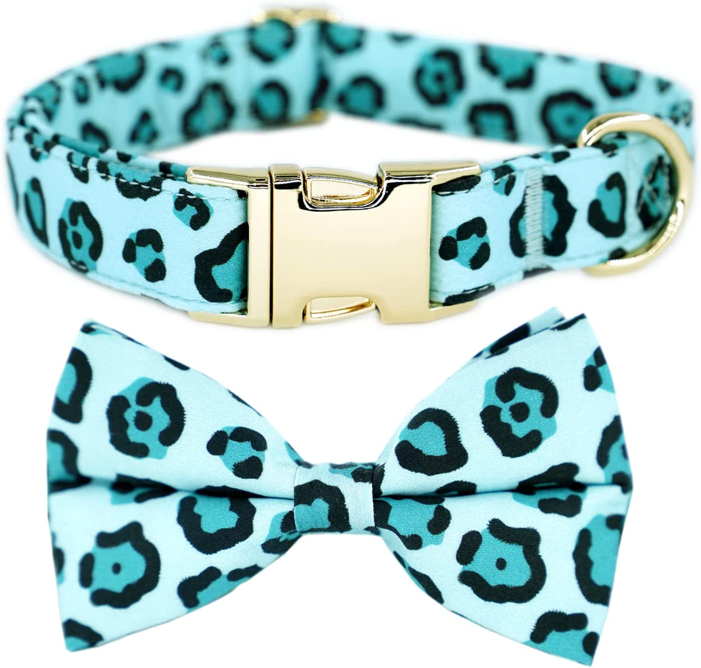 Bow Tie Dog Collar Rose Gold Dog Collar White Navy Bowtie Dog Collar Summer Dog Collar(M) Animals & Pet Supplies > Pet Supplies > Dog Supplies > Dog Apparel T.A bird   