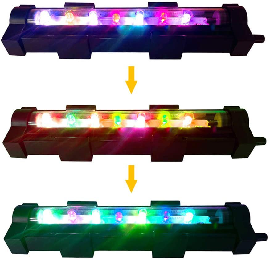 Aquarium Light with 2 Pcs of Moveable Suction Cups, 5.9" LED Fish Tank Light with 7 Color Changing, Submersible LED Aquarium Lights for Fish Tank Animals & Pet Supplies > Pet Supplies > Fish Supplies > Aquarium Lighting QiShi   