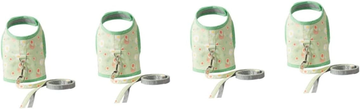 Balacoo 4 Sets Cat Leash Cami Hanger Running Vest Running Leash Pet Jogging Harness Cat Collar Leash Cat Vest Leash Avocado Prints Vest Dog Harness Dog Hauling Cable Suede Accessories Mesh Animals & Pet Supplies > Pet Supplies > Dog Supplies > Dog Apparel Balacoo Greenx4pcs 38X28X14CMx4pcs 