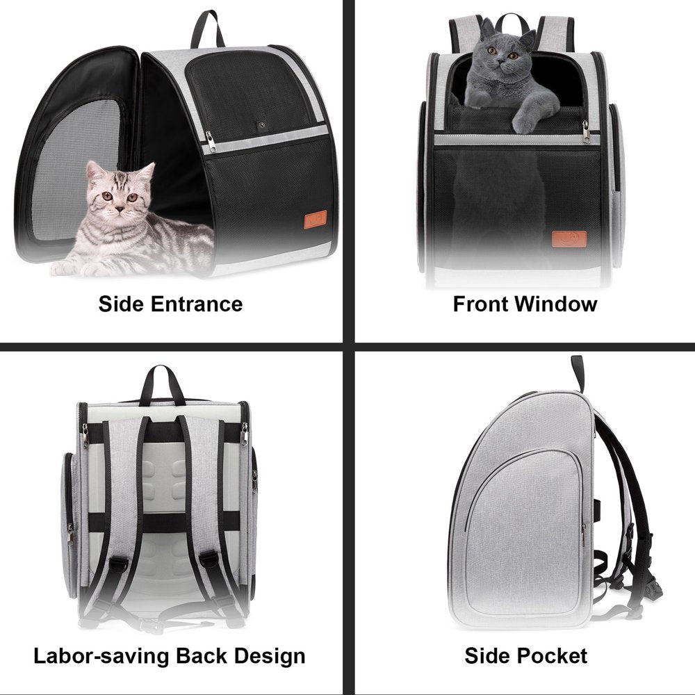 Artfasion Cat Backpack Carrier, Foldable Pet Carrier for Dogs and Cats Travel, Hiking, Walking & Outdoor Use, Airline Approved Pet Backpack
