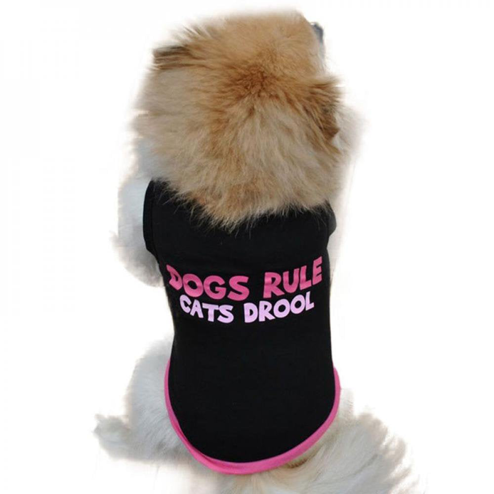 Elaydool Pet Puppy Summer Vest Small Dog Cat Dogs Clothing Cotton T Shirt Apparel Clothes Dog Shirt Animals & Pet Supplies > Pet Supplies > Cat Supplies > Cat Apparel Elaydool   