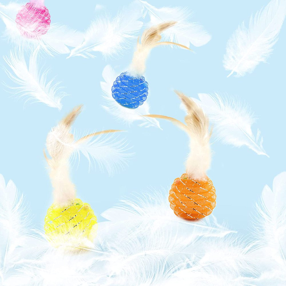 Lepawit 8 Pack Cat Feather Toys Catnip Cats Teaser Toys Animals & Pet Supplies > Pet Supplies > Cat Supplies > Cat Toys Lepawit   