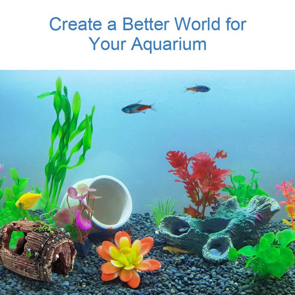Aquarium Deco Aquarium Decoration Resin Aquarium Accessories Aqua Ornaments for Small Shrimp Fish Turtle