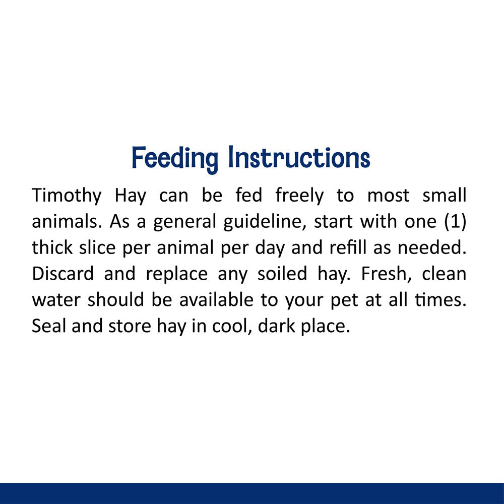 Vitakraft Small Animal Timothy Hay for Guinea Pigs, Rabbits, and Chinchillas - 3.5 Lb Animals & Pet Supplies > Pet Supplies > Small Animal Supplies > Small Animal Food Vitakraft Sun Seed   