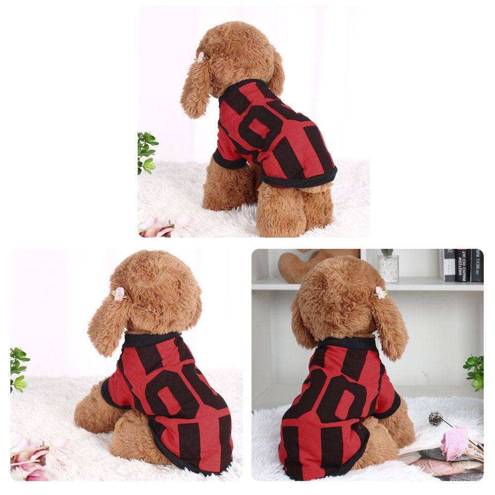 Pet T Shirt Summer Dog Puppy Small Pet Cat Apparel Clothes Vest Tops Costume Outfits, Red, M Animals & Pet Supplies > Pet Supplies > Cat Supplies > Cat Apparel Unique Bargains   