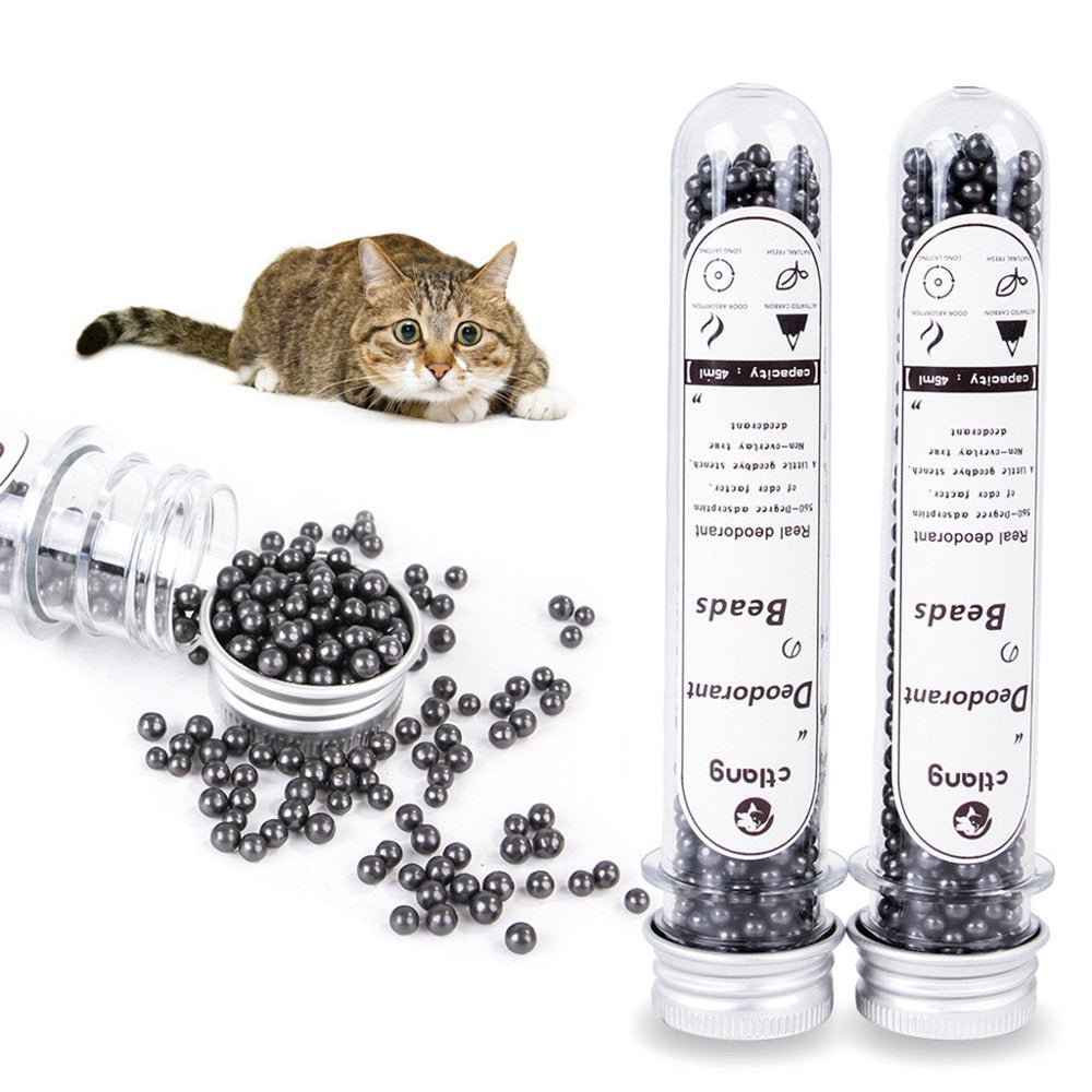 Cat Litter Deodorant Beads Activated Charcoal Absorbs Tight Odor Cat Stink Bead Animals & Pet Supplies > Pet Supplies > Cat Supplies > Cat Litter yahiko   