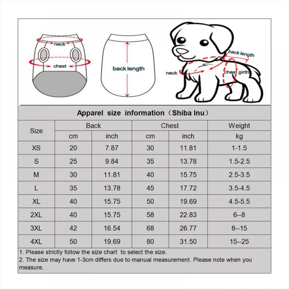 Christmas Dog Pajamas Winter Pet Dog Clothes Dog Xmas Apparel Coat Costume for Small Medium Large Dogs Cats Chihuahua Animals & Pet Supplies > Pet Supplies > Cat Supplies > Cat Apparel Autmor   