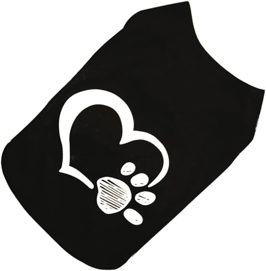 BCOATH Summer Shirts Puppy Vest Hawaiian Costume Party Clothes Puppy Jumpsuit Cat Shirts for Cats Clothing Love Dog Dog'S Clothes Strap Black Pajama Shirts Cat Summer Clothes