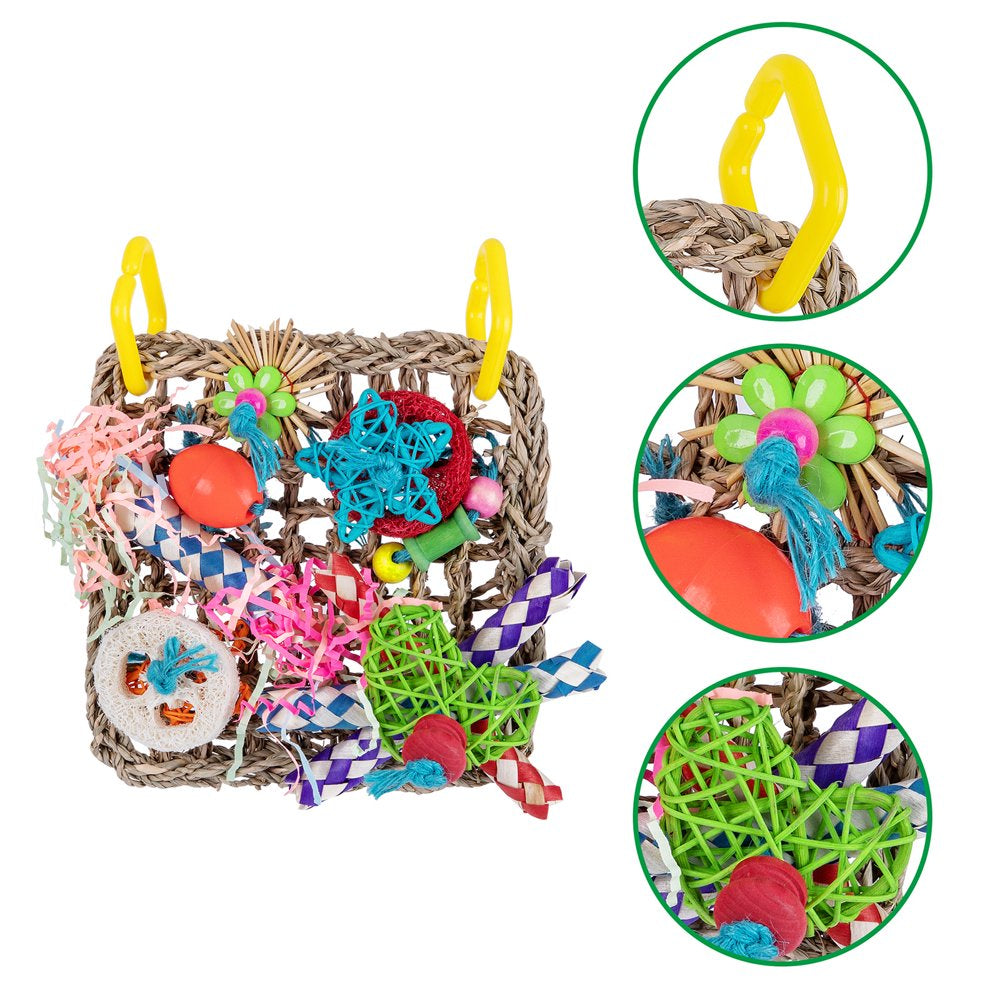 Foraging Wall Bird Toys Climbing Net for Exercise IQ Simulation for Parakeets Animals & Pet Supplies > Pet Supplies > Bird Supplies > Bird Toys Bydezcon   