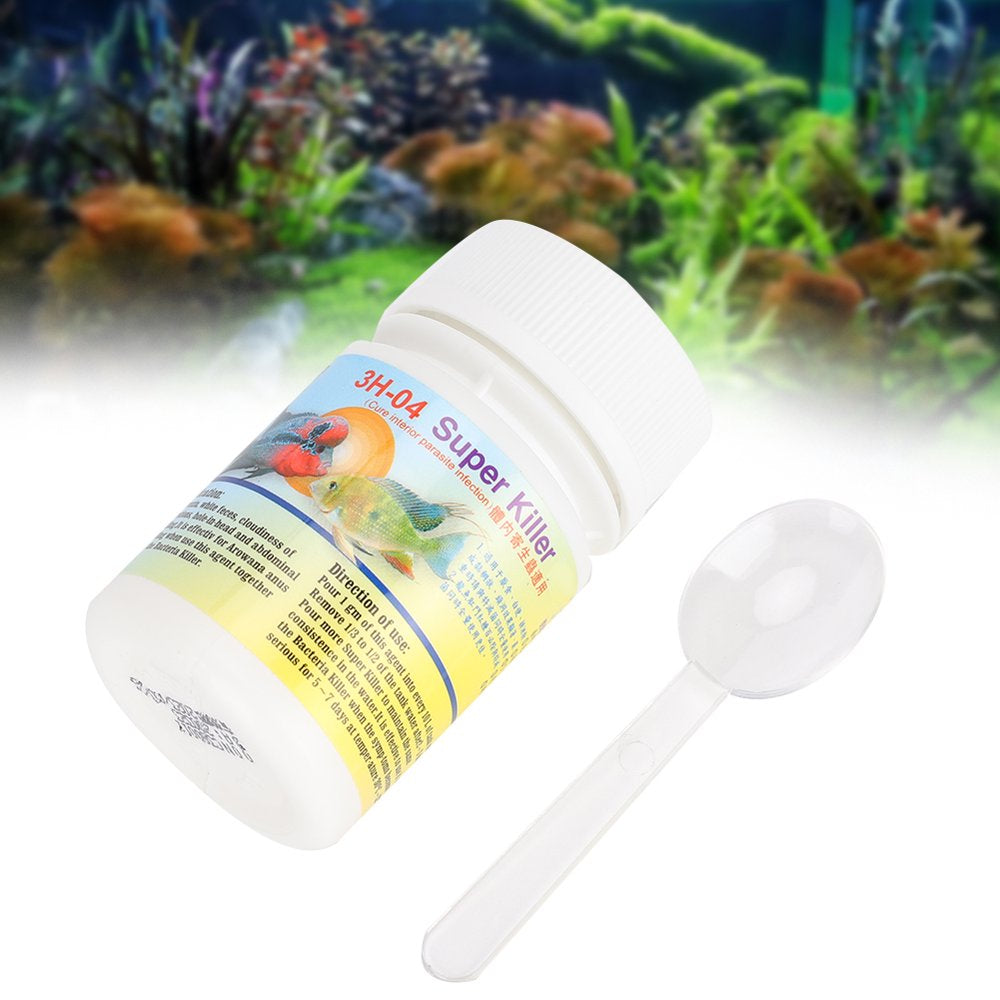 Aquarium Fish Tank Nursing Parasite Removal Medicine Powder Supply Good Cleaning Effectfor H4 Cleaning 50G Animals & Pet Supplies > Pet Supplies > Fish Supplies > Aquarium Cleaning Supplies LHCER   