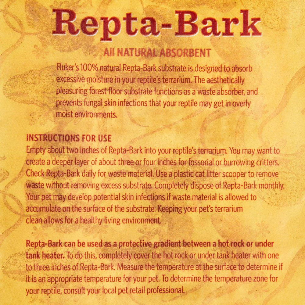 Fluker'S Aquaculture Repta Bark, 4 Qt, Reptile, Amphibian Animals & Pet Supplies > Pet Supplies > Reptile & Amphibian Supplies > Reptile & Amphibian Substrates Wal-Mart Stores, Inc.   