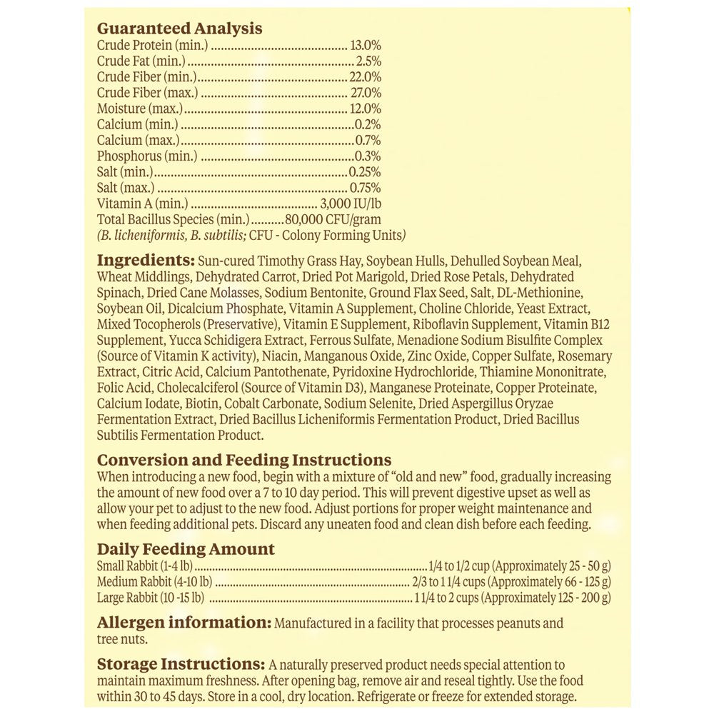 Kaytee Food from the Wild Rabbit Animals & Pet Supplies > Pet Supplies > Small Animal Supplies > Small Animal Food Central Garden and Pet   