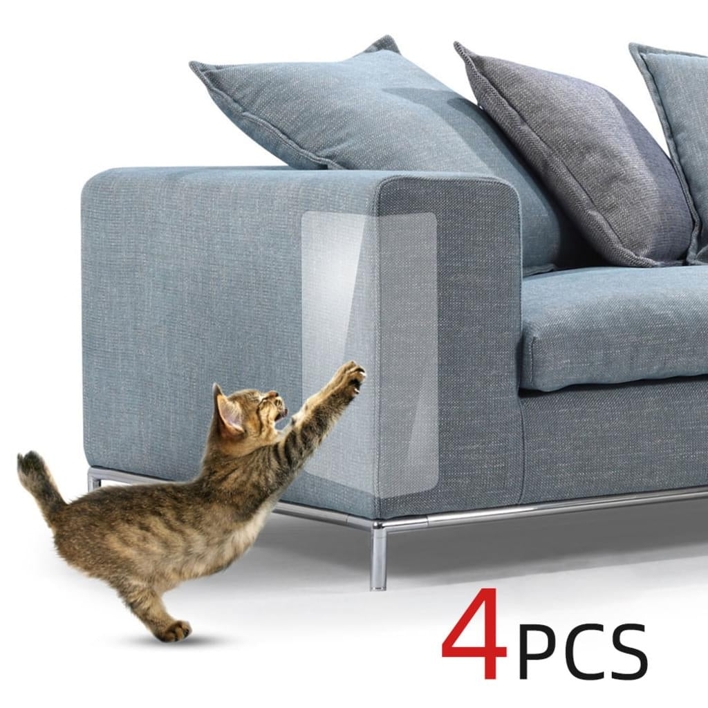 Cat Scratch Protection for Furniture - Cat Scratch Protection for Sofa - Scratch Mat for Cats - Scratch Board Corner - Transparent Self-Adhesive Anti-Scratch Pad