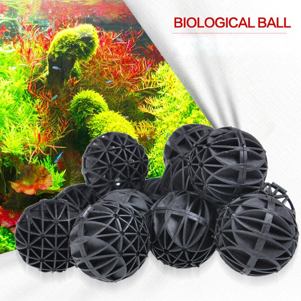 Follure 100 Pcs 16MM Aquarium Bio Balls Filter Media Wet Dry Koi Fish Tank Pond Animals & Pet Supplies > Pet Supplies > Fish Supplies > Aquarium Filters Follure   