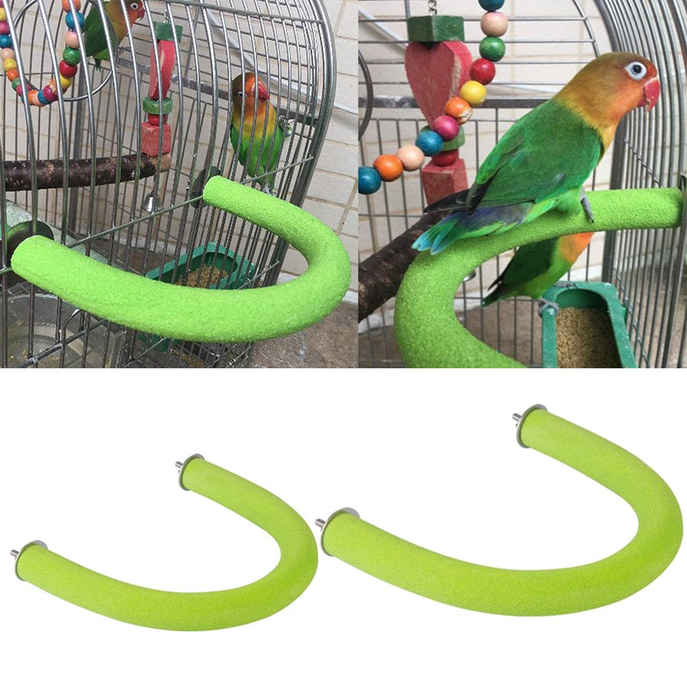 Parrot Perch Bird Stand Wooden U Shape Nail Perches Claw Grinding Cage Toys for Parrot Cockatiel Parakeet Conure Animals & Pet Supplies > Pet Supplies > Bird Supplies > Bird Cages & Stands STAGA   