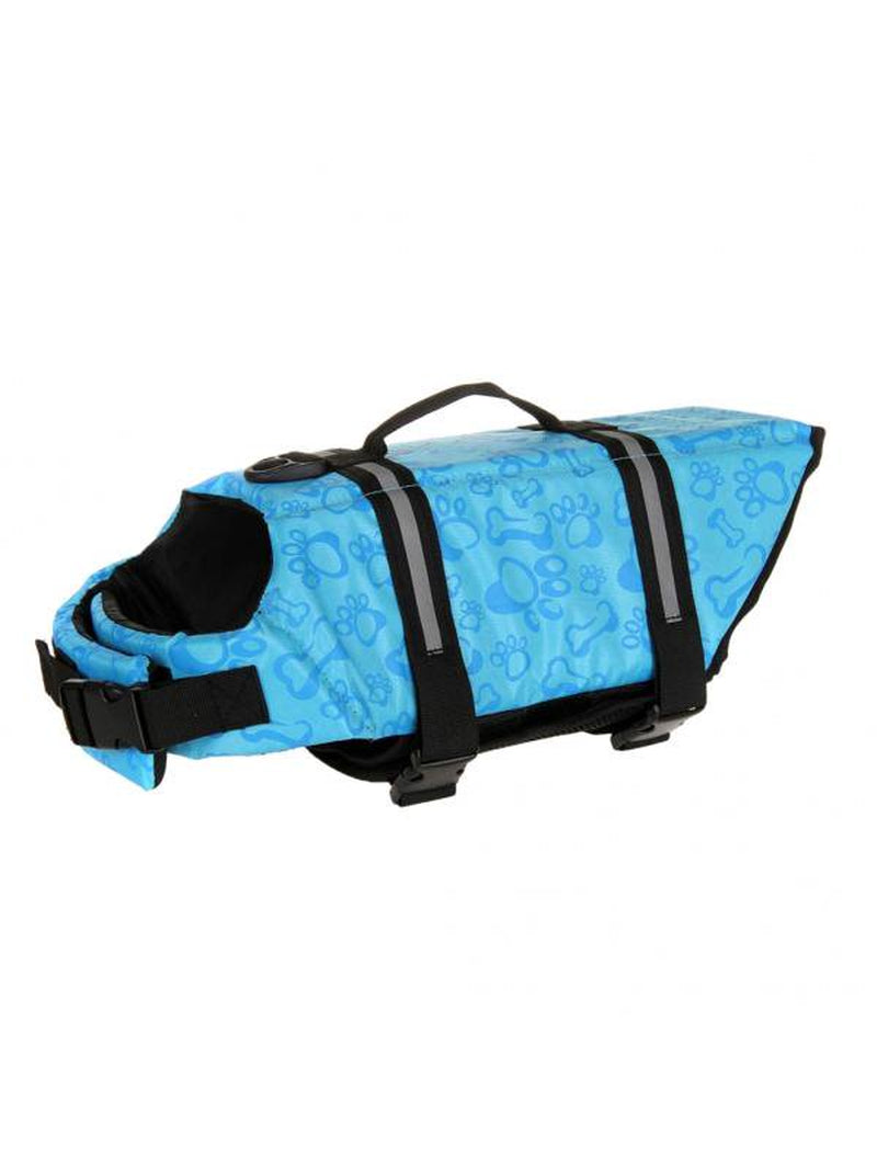 Dog Life Jacket Adjustable Dog Lifevest Swimsuit Safety Vest Apparel Lifesaver Preserver Coat for Small Medium Large Puppy with Handle Reflective for Swimming and Boating Animals & Pet Supplies > Pet Supplies > Dog Supplies > Dog Apparel Topumt   