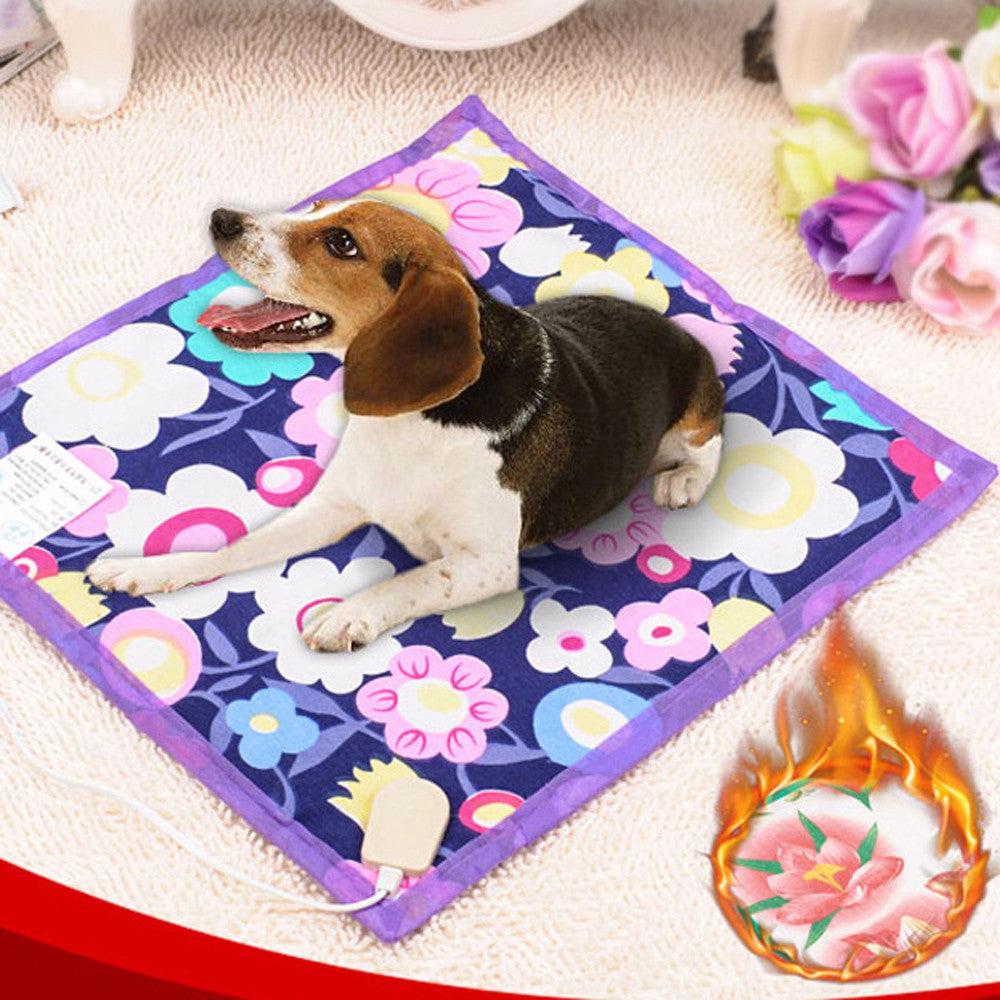 Up to 50% off Clearance Outtop 40*40Cm Pet Warm Electric Heat Heated Heating Heater Pad Mat Blanket Bed Dog Cat Gifts for Family