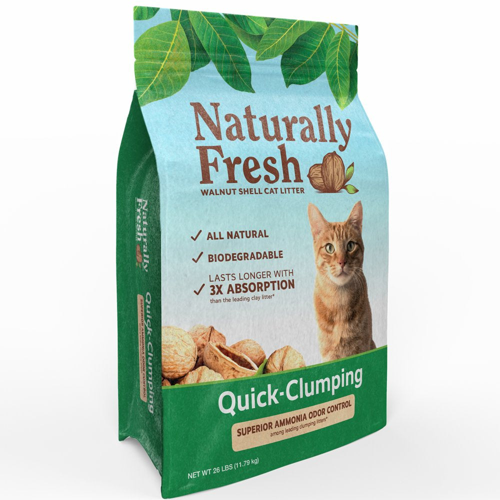 Naturally Fresh Walnut-Based Quick-Clumping Cat Litter 26 Lb. Bag Animals & Pet Supplies > Pet Supplies > Cat Supplies > Cat Litter Eco-Shell, LP   