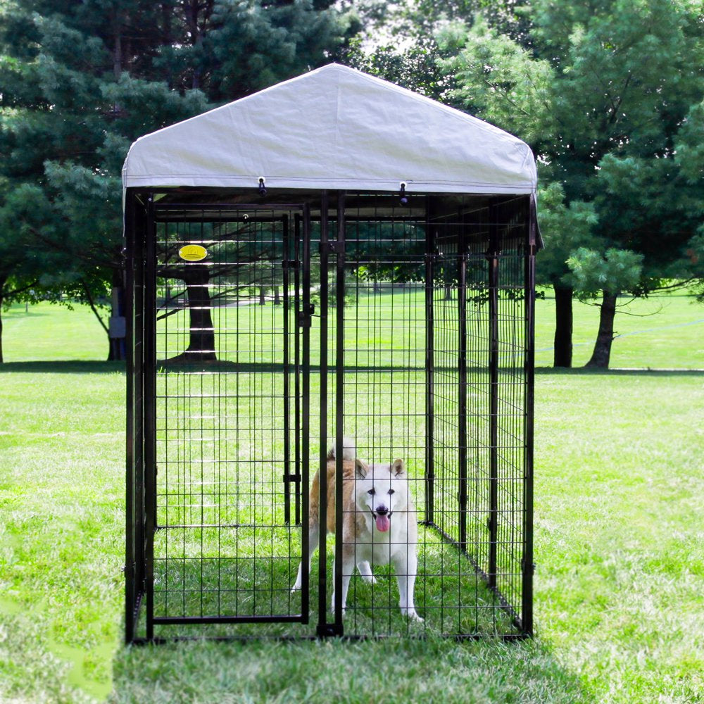 Kennelmaster Black Welded Wire Dog Kennel, 72"L X 48"W X 72"H Animals & Pet Supplies > Pet Supplies > Dog Supplies > Dog Kennels & Runs RTI CORP   