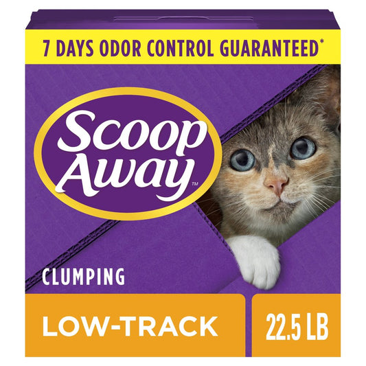 Scoop Away Low-Track Clumping Cat Litter, Fresh Spring Air Scent, 22.5 Lbs Animals & Pet Supplies > Pet Supplies > Cat Supplies > Cat Litter The Clorox Company   