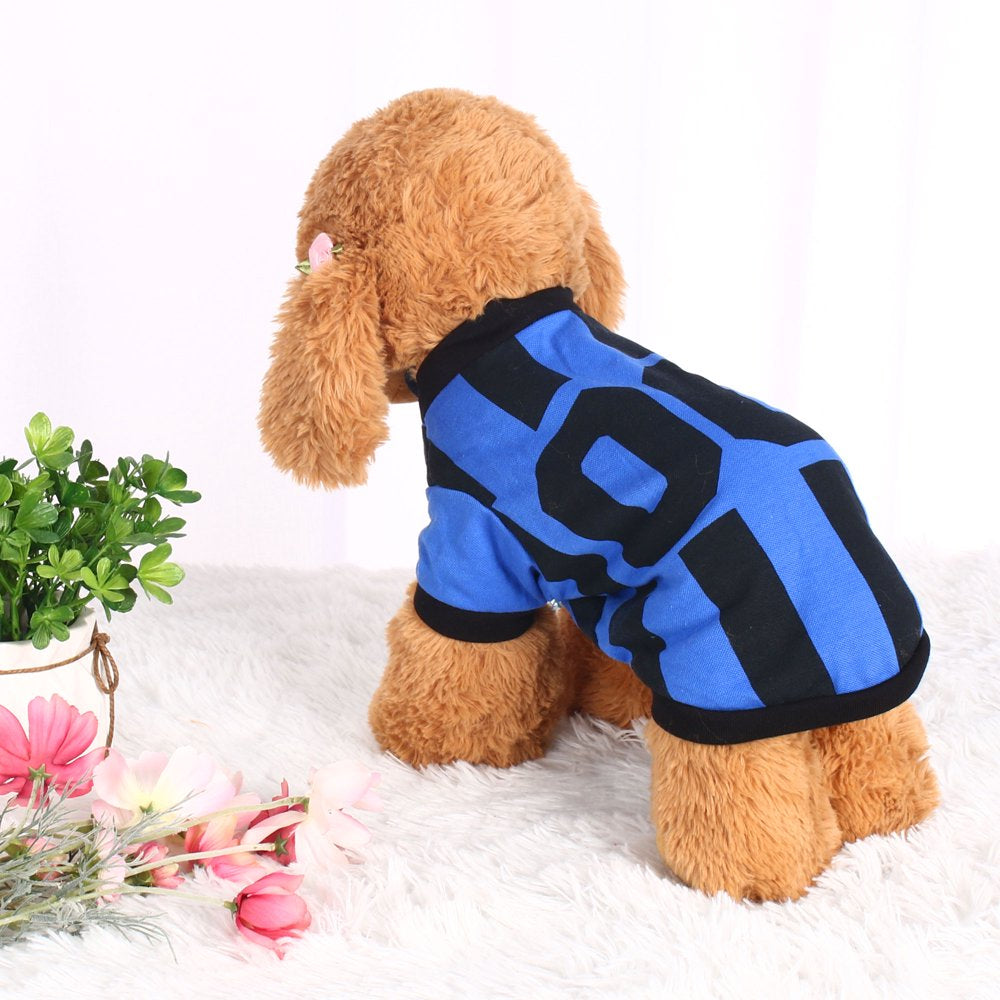 Pet T Shirt Summer Dog Puppy Small Pet Cat Apparel Clothes Vest Tops Costume Outfits, Red, M Animals & Pet Supplies > Pet Supplies > Cat Supplies > Cat Apparel Unique Bargains M Blue 