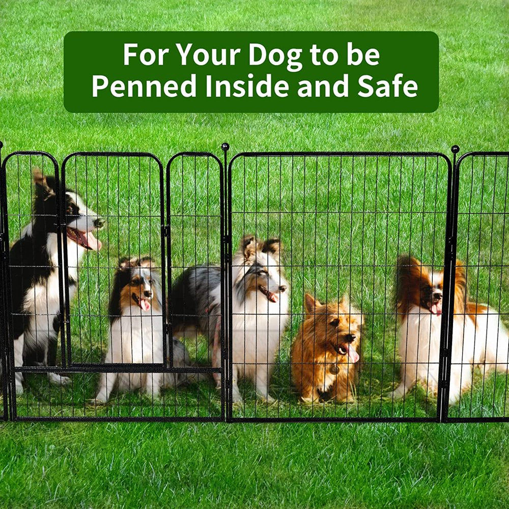 Saim Dog Playpen Outdoor 8/16 Panels Heavy Duty Dog Pen 32/40 Inch Height Puppy Playpen Animals & Pet Supplies > Pet Supplies > Dog Supplies > Dog Kennels & Runs Saim   