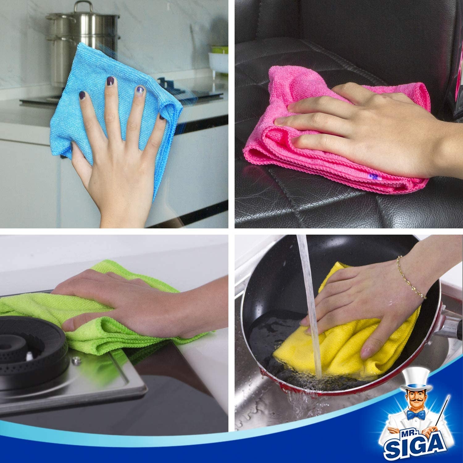 A selection of household items proposed by Mr. Siga