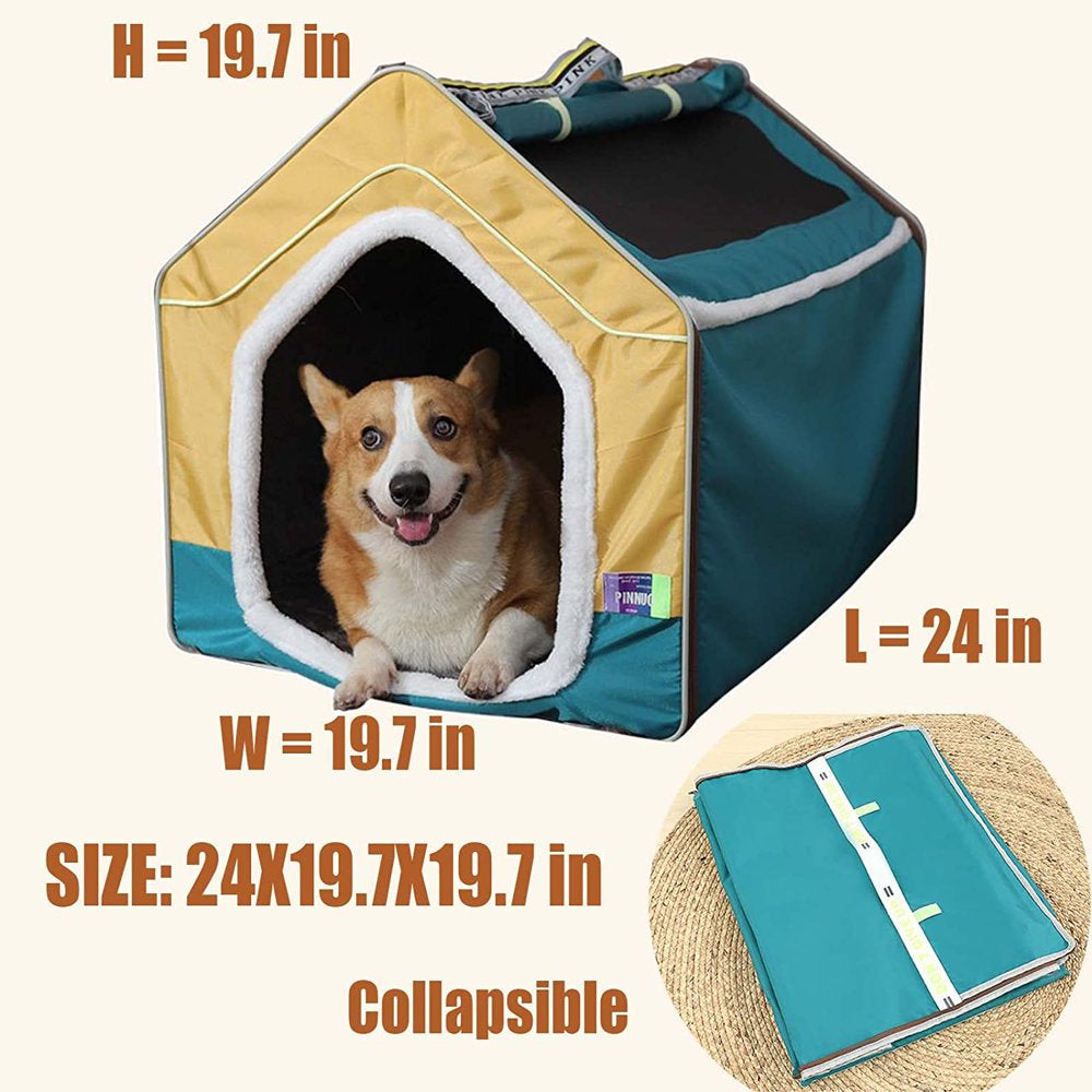 Small Medium Dog House Indoor Portable Indoor Dog House Pet House - L24 X W19.7 X H19.7