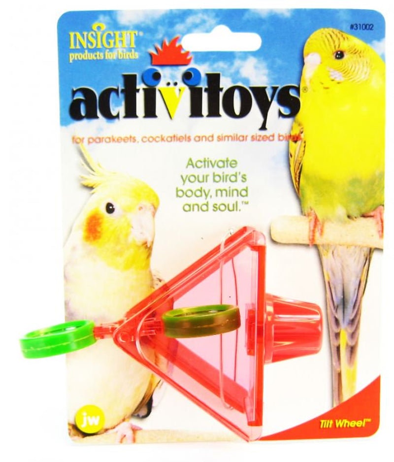 JW Insight Tilt Wheel Bird Toy Tilt Wheel Bird Toy Animals & Pet Supplies > Pet Supplies > Bird Supplies > Bird Toys Jw Pet Company Tilt Wheel Bird Toy  