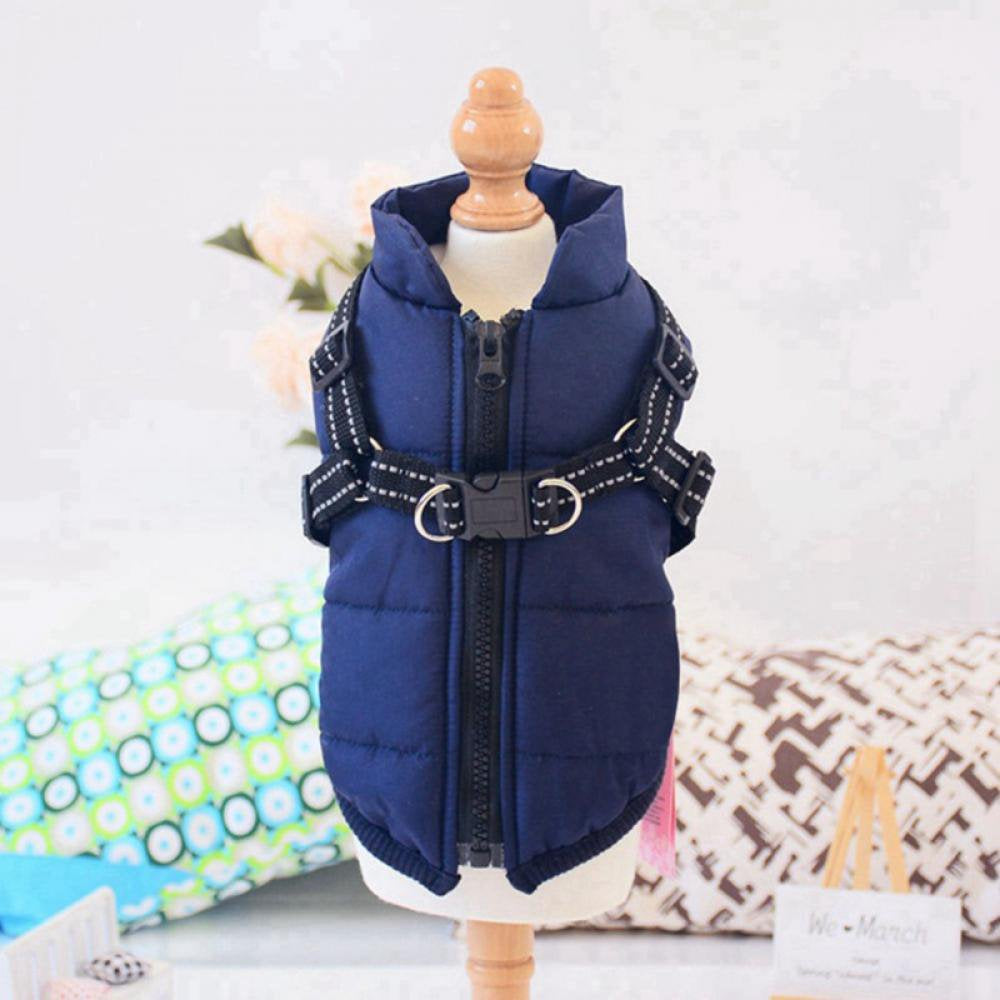 Pet Dog Jacket Vest Waterproof Thick Fleece Warm Coat for Puppy Cat Winter Cold Weather Apparel Clothes Animals & Pet Supplies > Pet Supplies > Cat Supplies > Cat Apparel The Hillman Group   