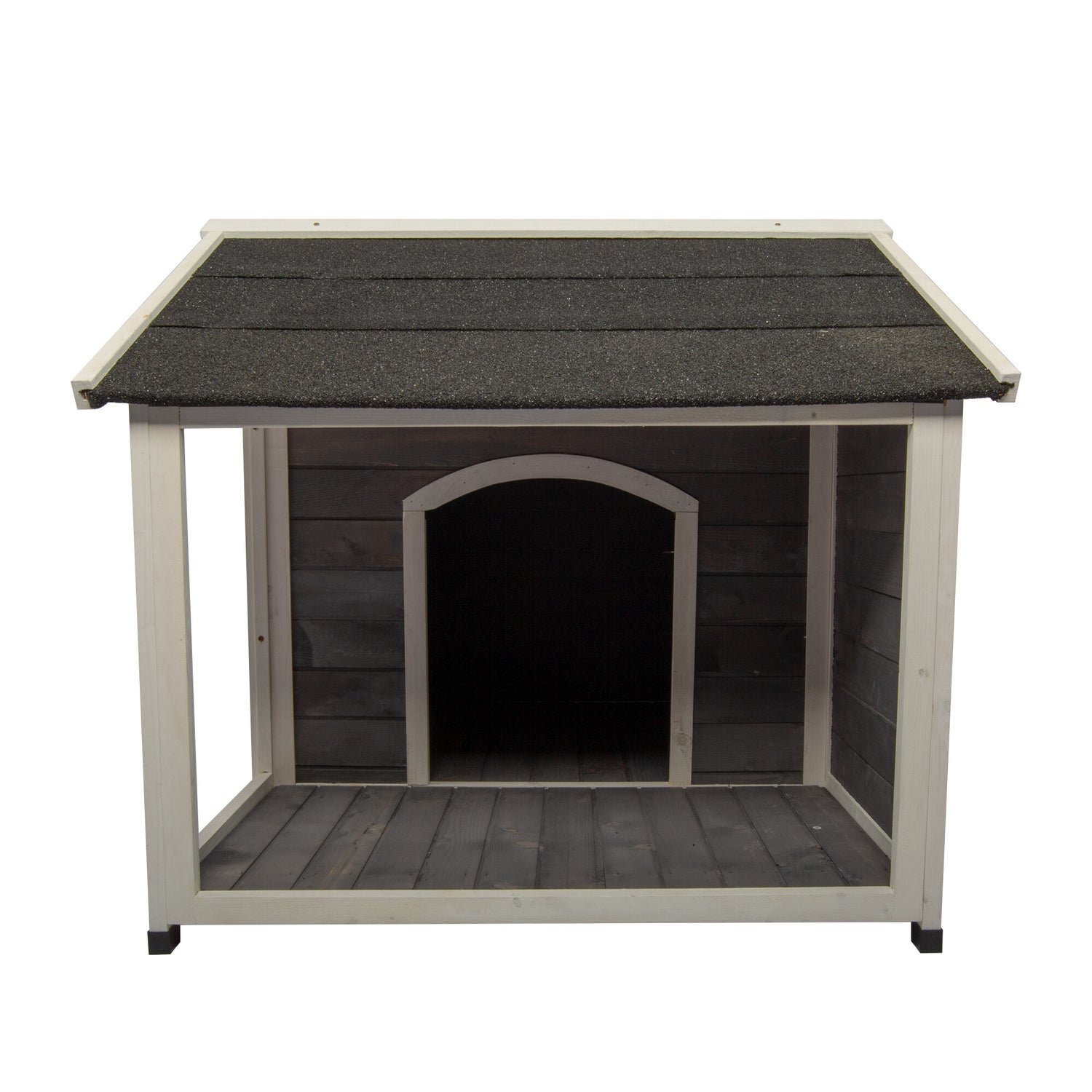 MASBEKTE Dog House Outdoor Medium Puppy Wooden Dog House Pet Shelter with Roof