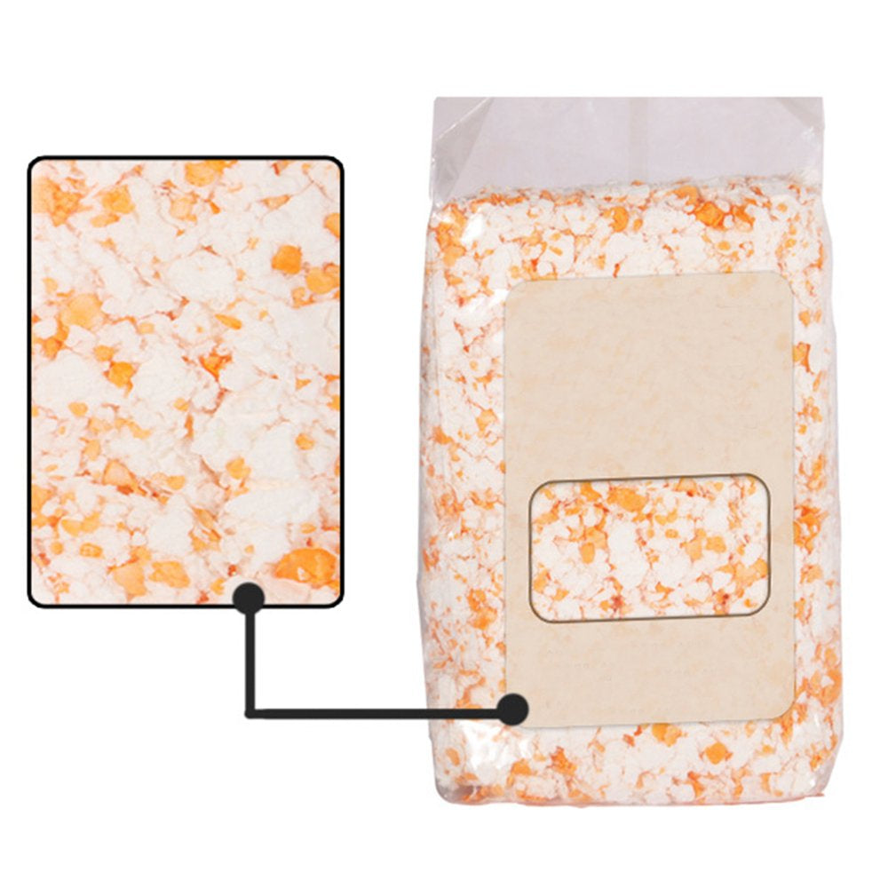 Small Animal Bedding 16Oz - Odor Control Absorbent Pet Bedding Hamster Bedding Animals & Pet Supplies > Pet Supplies > Small Animal Supplies > Small Animal Bedding Bangcool Orange & White  