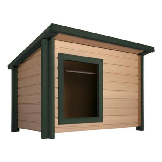 New Age Pet 249194 Rustic Lodge Dog House