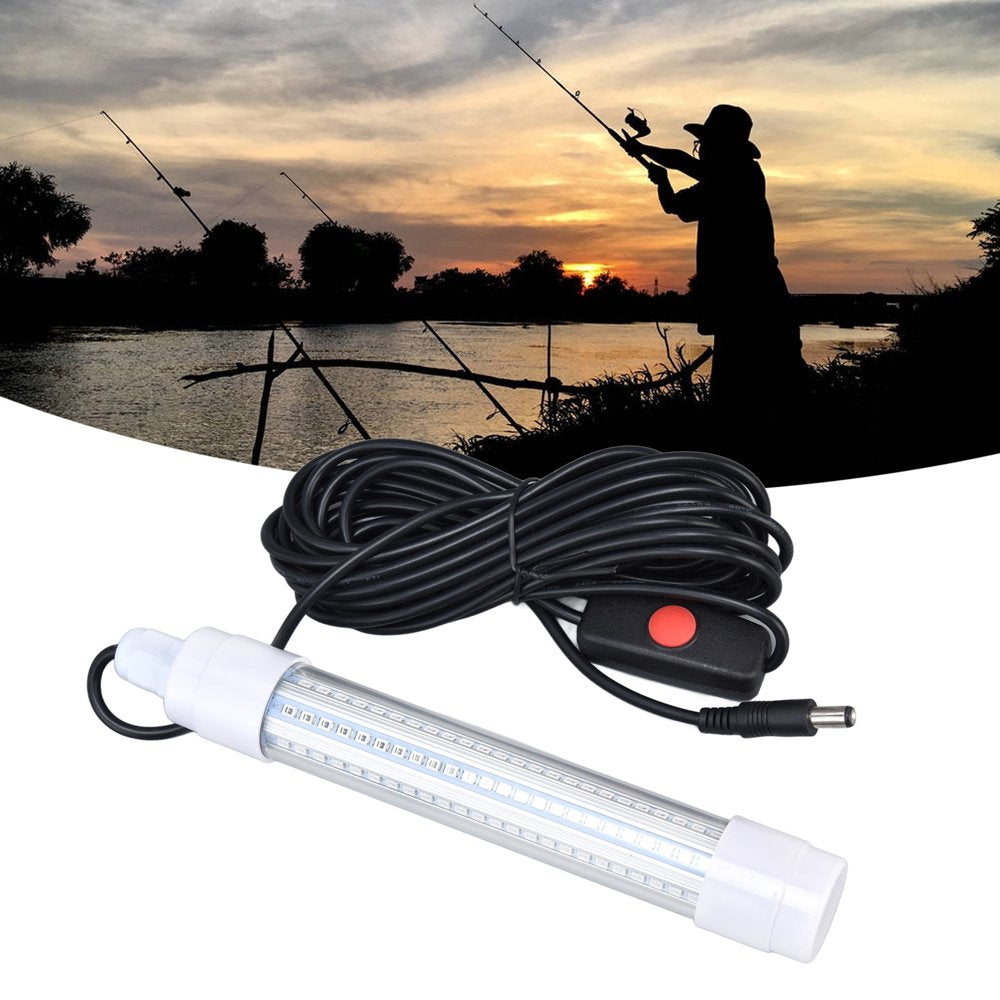 Submersible Fishing Light, 16W IP68 Protection LED Fish Lure Light 144 Leds for Aquarium White Light Animals & Pet Supplies > Pet Supplies > Fish Supplies > Aquarium Lighting OTVIAP   