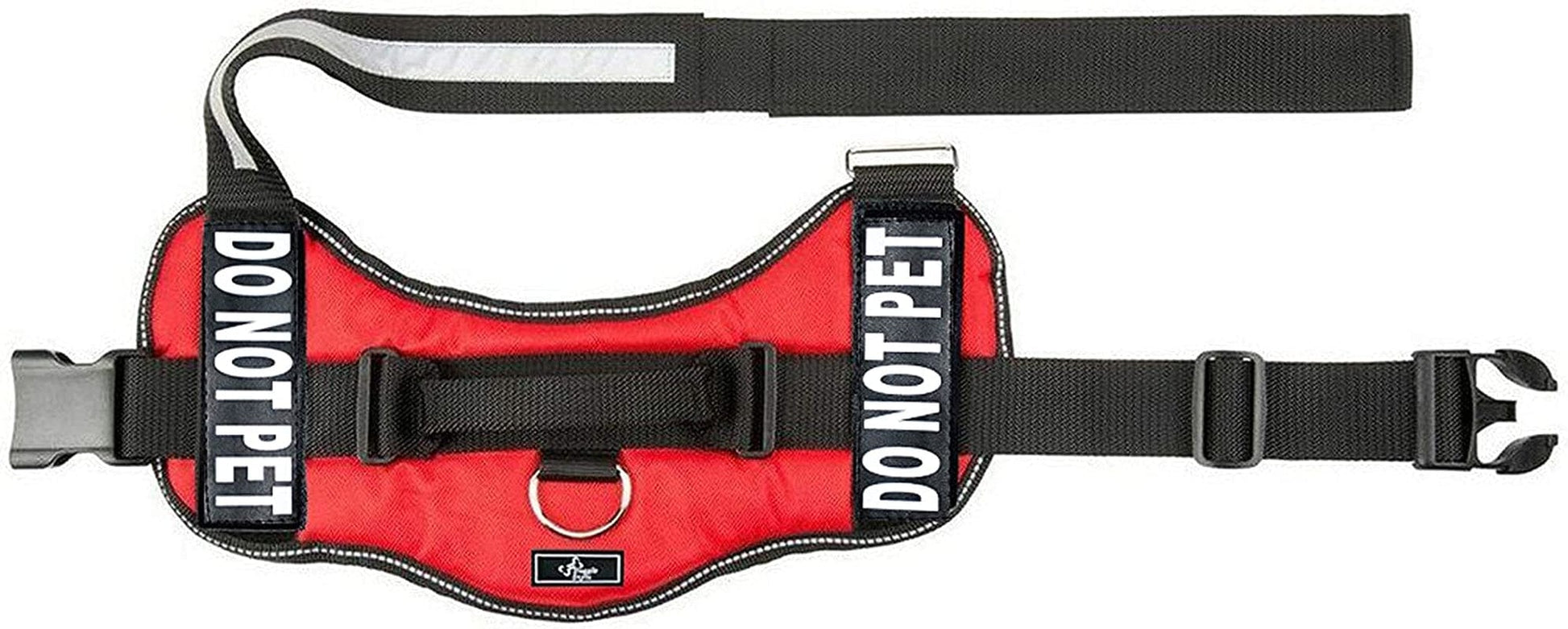 DO NOT PET Dog Vest Harness with Removable Patches and Reflective Trim. Comes with 2 DO NOT PET Reflective Removable Patches. Please Measure Dogs Girth before Purchase Animals & Pet Supplies > Pet Supplies > Dog Supplies > Dog Apparel Doggie Stylz   