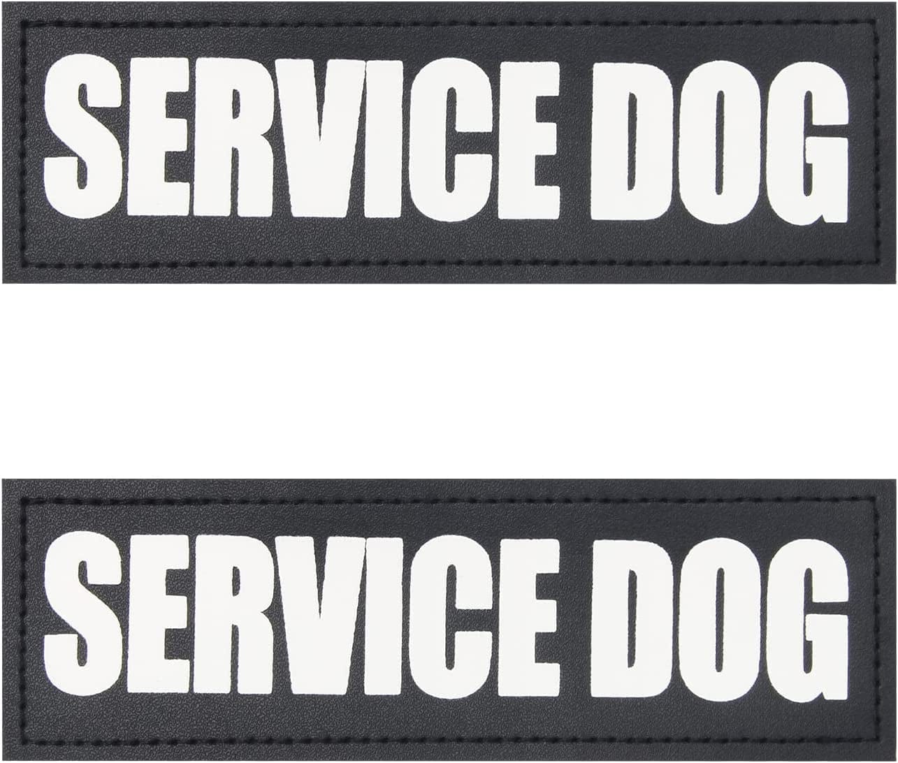Do Not Pet Patches,Coolrunner 2 Pcs Reflective Dog Patches and 1Pcs Embroidered Don’T Pet Me Dog Patches with Hook Dog Patches for Large Dog Vest Harness(6.3 X 2 In) Animals & Pet Supplies > Pet Supplies > Dog Supplies > Dog Apparel Coolrunner Service Dog  