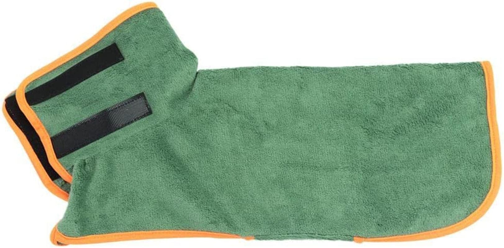 ＫＬＫＣＭＳ Dog Bathrobe Towel, Pet Drying Bath Robe, Microfibre Dog Bathrobe Quick Drying Absorbent Pet Robe Coat, M Animals & Pet Supplies > Pet Supplies > Dog Supplies > Dog Apparel ＫＬＫＣＭＳ L  