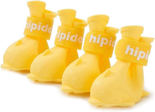 Dog Boots Animals & Pet Supplies > Pet Supplies > Dog Supplies > Dog Apparel IDOSYS Yellow Large-5.5cm 