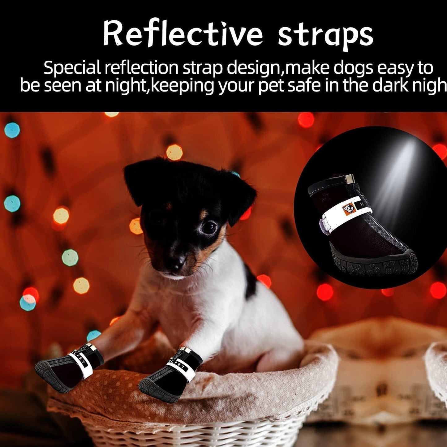 Dog Boots, Dog Shoes for Hot Pavement, Anti-Slip Breathable and Waterproof Dog Shoes ONLY for Small Dogs with Reflective & Adjustable Strap Zipper 4PCS (Size 5:(1.88"X2.08")(Lxw) within 55Lb) Animals & Pet Supplies > Pet Supplies > Dog Supplies > Dog Apparel Kajiewo   