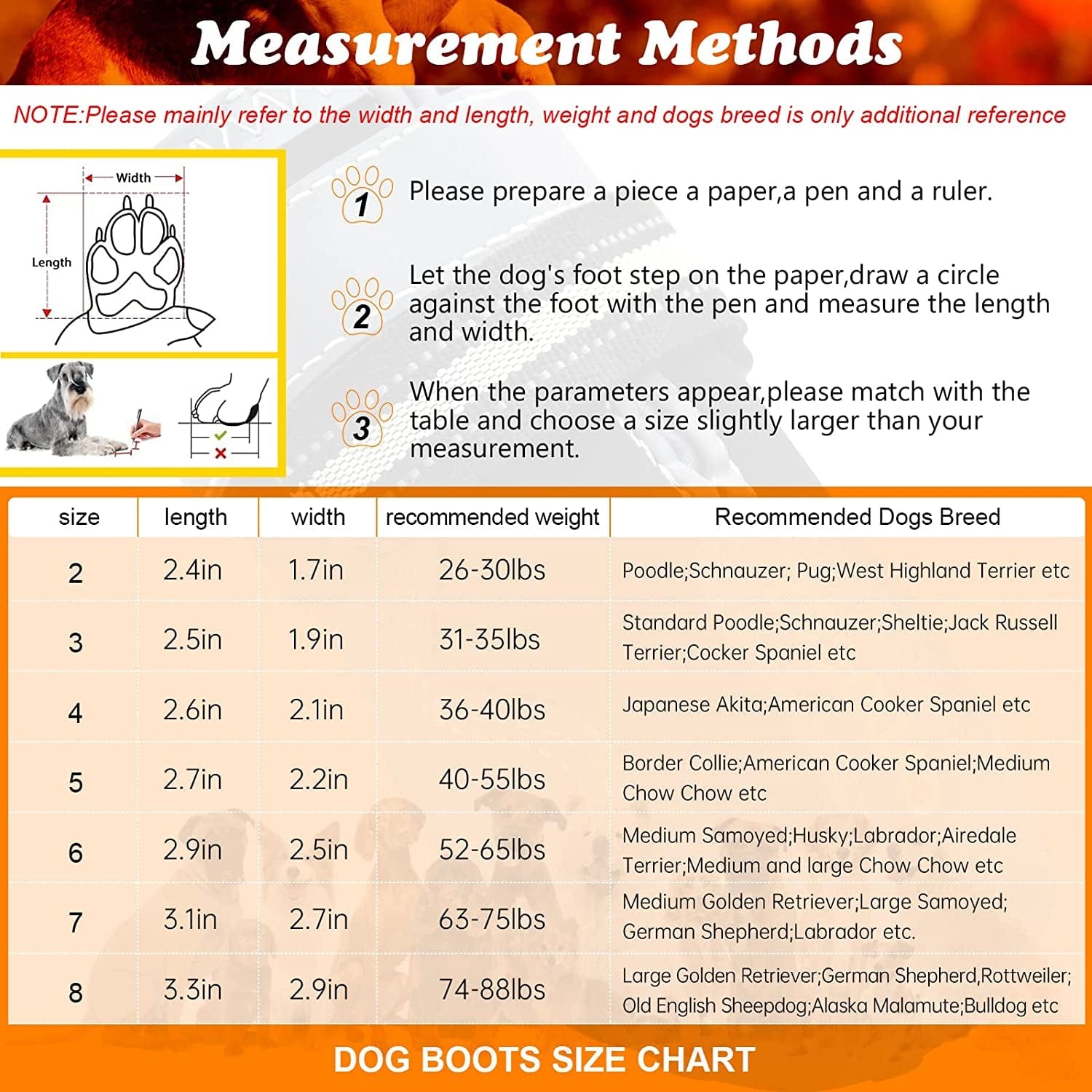 Dog Boots Dog Shoes for Large Medium Small Dogs, Waterproof Dog Booties for Snow/Winter/Outdoor/Running/Hot Pavement, Paw Protectors,Velcro Straps and Upgraded Bottom for Non-Slipping Animals & Pet Supplies > Pet Supplies > Dog Supplies > Dog Apparel CADO SHY   