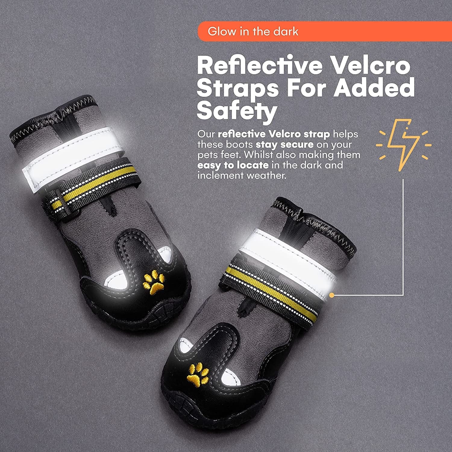 Dog Boots & Paw Protectors - Waterproof & Stain Resistant Dog Shoes for Small, Medium & Large Dogs - Easy to Get on & off - Reflective Dog Booties for Hot Pavement, Hiking, Rain & Snow - Size 7 Animals & Pet Supplies > Pet Supplies > Dog Supplies > Dog Apparel KaiPets   