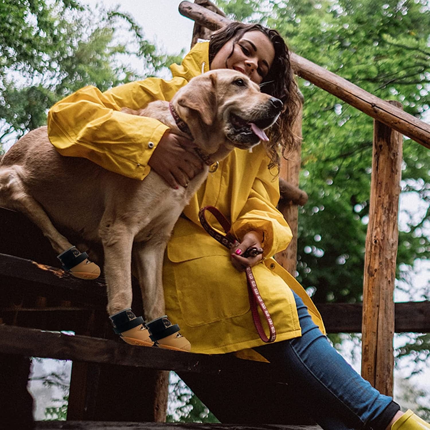 Dog Boots Waterproof Dog Shoes,Dog Shoes for Hot Pavement,Heat Protection Dog Booties Breathable Nonslip with Adjustable and Reflective Straps,Dog Paw Protection for Small, Medium, Large Dogs 4Pcs/Set Animals & Pet Supplies > Pet Supplies > Dog Supplies > Dog Apparel chella   