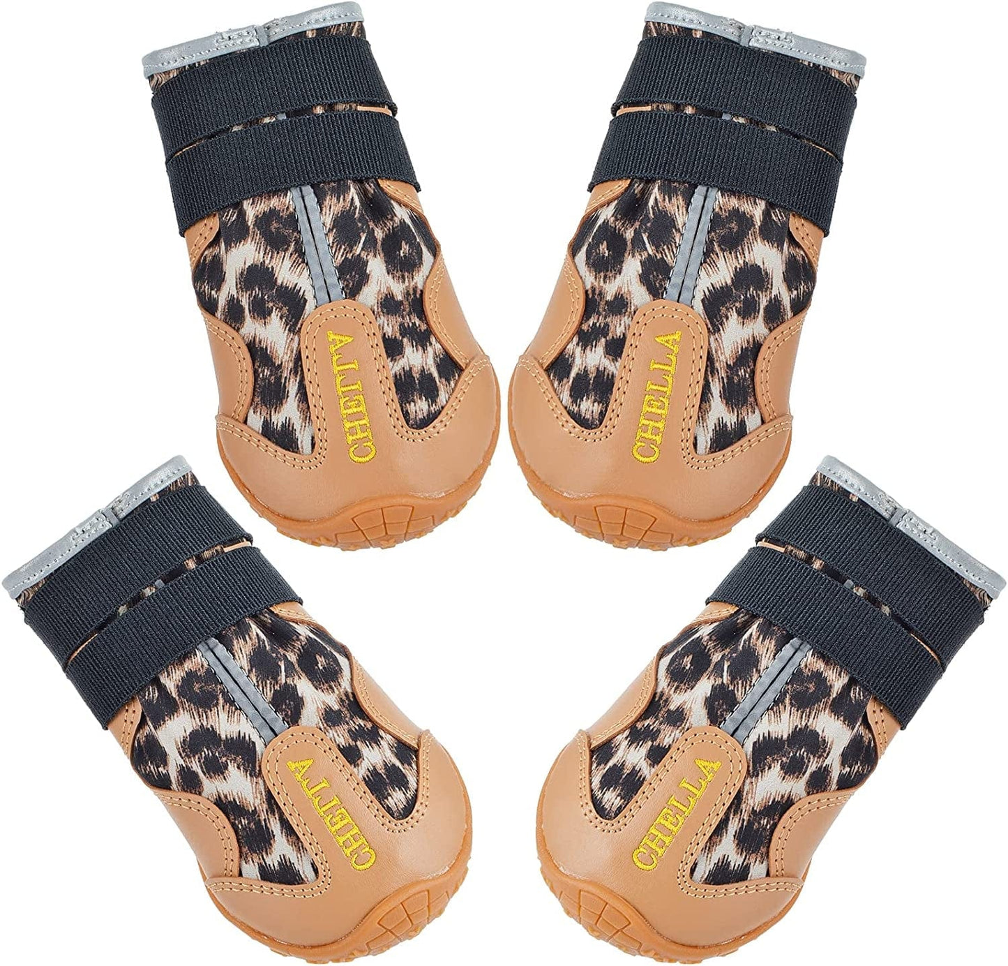 Dog Boots Waterproof Dog Shoes,Dog Shoes for Hot Pavement,Heat Protection Dog Booties Breathable Nonslip with Adjustable and Reflective Straps,Dog Paw Protection for Small, Medium, Large Dogs 4Pcs/Set Animals & Pet Supplies > Pet Supplies > Dog Supplies > Dog Apparel chella   