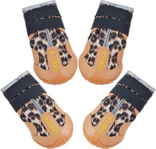 Dog Boots Waterproof Dog Shoes,Dog Shoes for Hot Pavement,Heat Protection Dog Booties Breathable Nonslip with Adjustable and Reflective Straps,Dog Paw Protection for Small, Medium, Large Dogs 4Pcs/Set Animals & Pet Supplies > Pet Supplies > Dog Supplies > Dog Apparel chella   