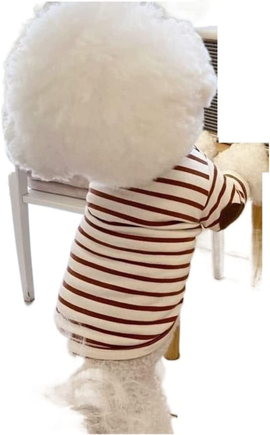 Dog Clothes Pet Sweater Pet Clothing Cat Jacket T-Shirtshort Sleeve Two Legs Coat (Color : Purple, Size : Large) Animals & Pet Supplies > Pet Supplies > Dog Supplies > Dog Apparel keffiyeh   