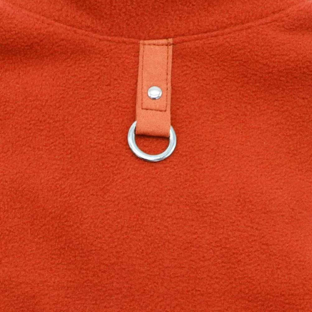 Dog Fleece Vest Soft Winter Jacket Sweater with D-Ring Leash Cold Weather Coat Hoodie for Small Medium Large Dogs Red Small Animals & Pet Supplies > Pet Supplies > Dog Supplies > Dog Apparel Barleygoo   