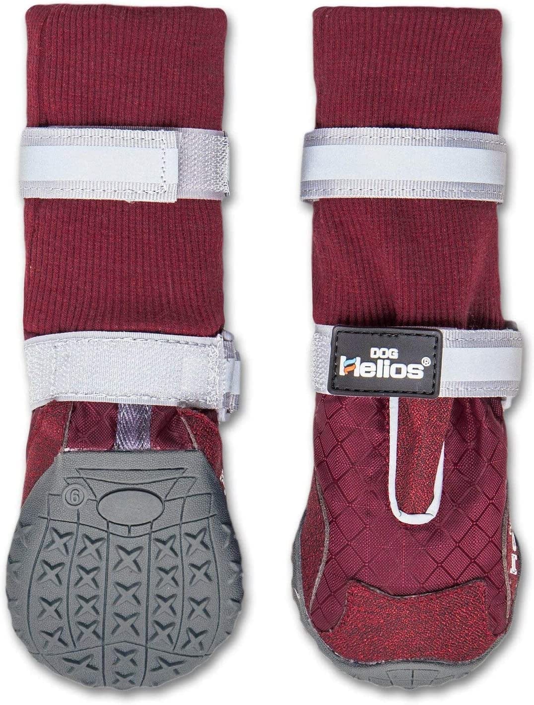 Dog Helios 'Traverse' Premium Grip High-Ankle Outdoor Dog Boots, Large, Red Animals & Pet Supplies > Pet Supplies > Dog Supplies > Dog Apparel Pet Life   