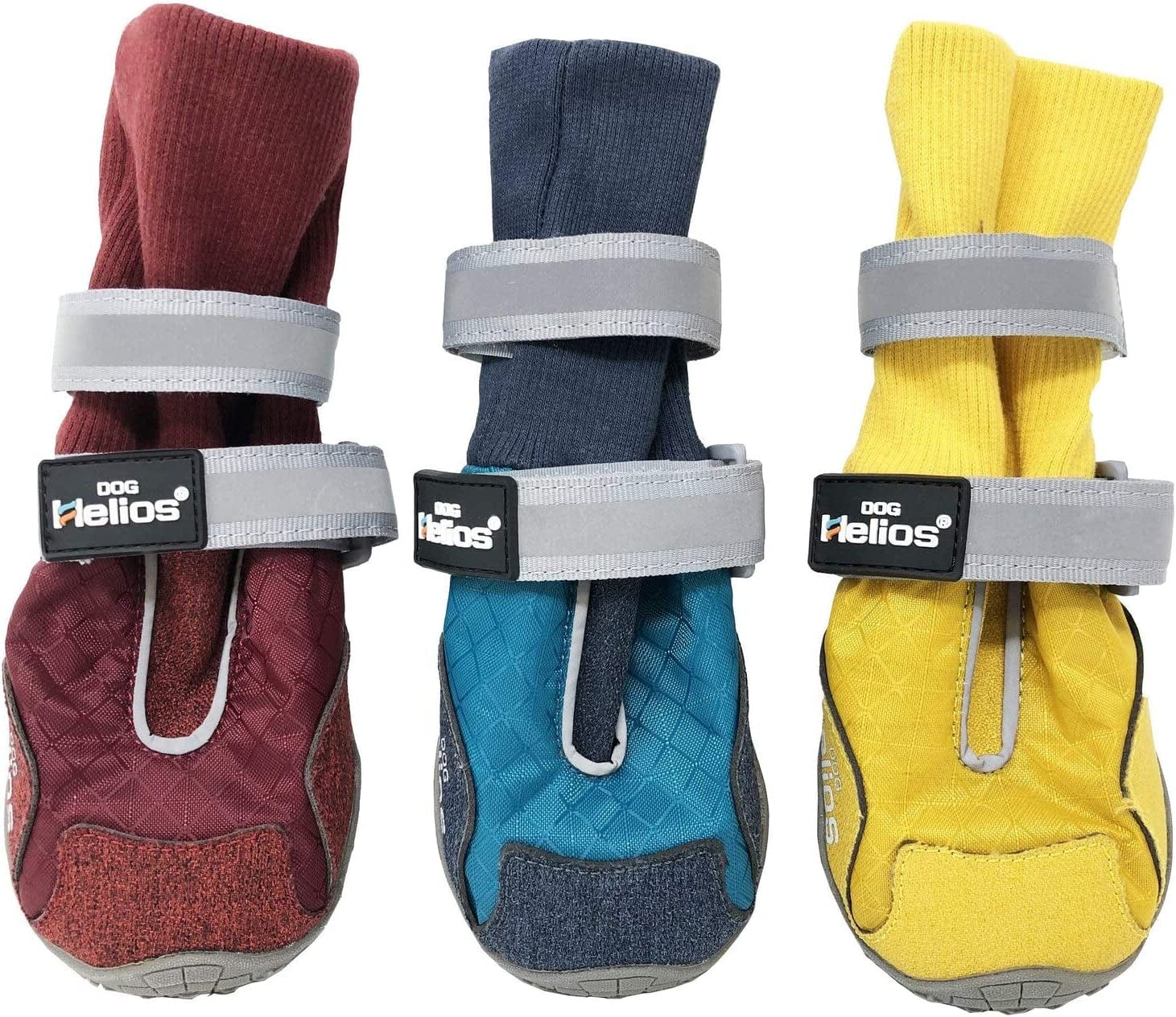 Dog Helios 'Traverse' Premium Grip High-Ankle Outdoor Dog Boots, Large, Red Animals & Pet Supplies > Pet Supplies > Dog Supplies > Dog Apparel Pet Life   