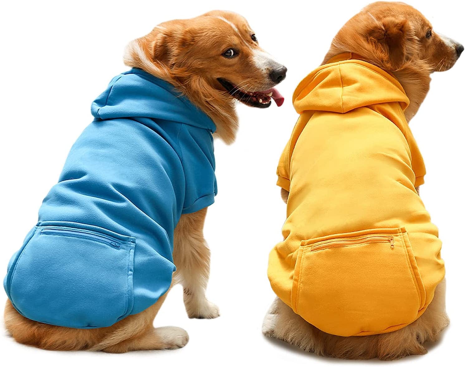 Warm Dog Winter Clothes Dogs Hoodies Fleece Sweatshirt Dogs Jacket