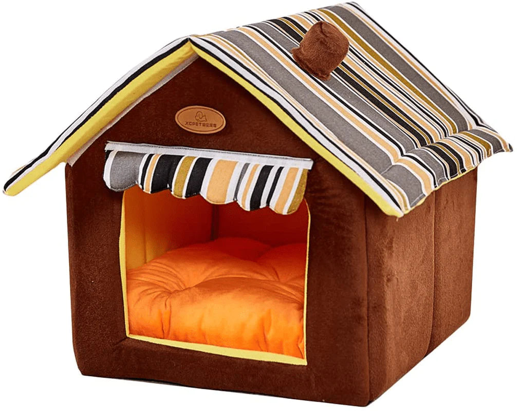 Dog House Soft Indoor Small Medium Large Dog Houses, Pets Sponge Material Portable and Great for Transportation and Short Outings